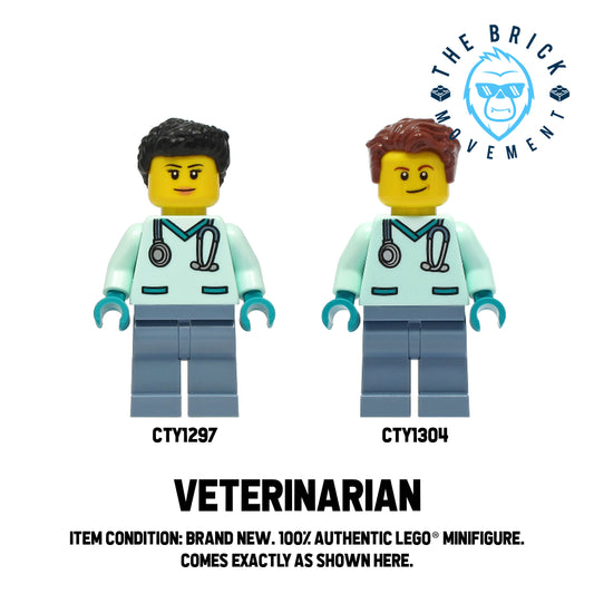 LEGO  CITY Veterinarian Minifigure