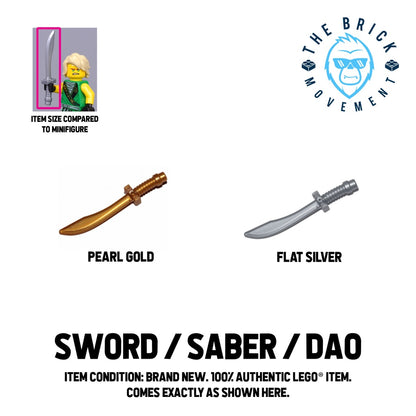 LEGO ACCESSORIES - WEAPON - Sword / Saber / Dao