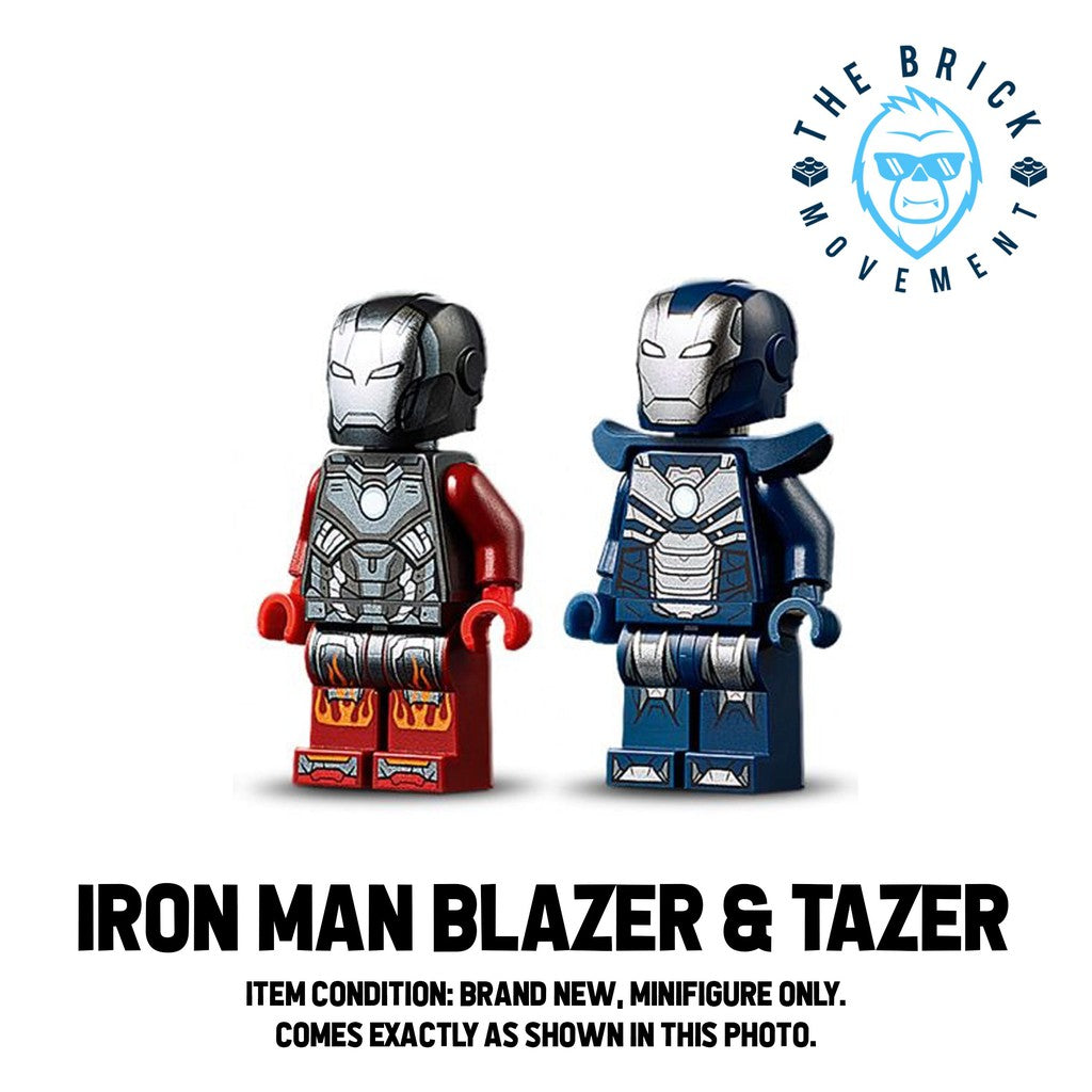 LEGO MARVEL Iron Man Blazer & Tazer Minifigures