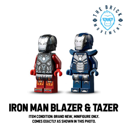 LEGO MARVEL Iron Man Blazer & Tazer Minifigures