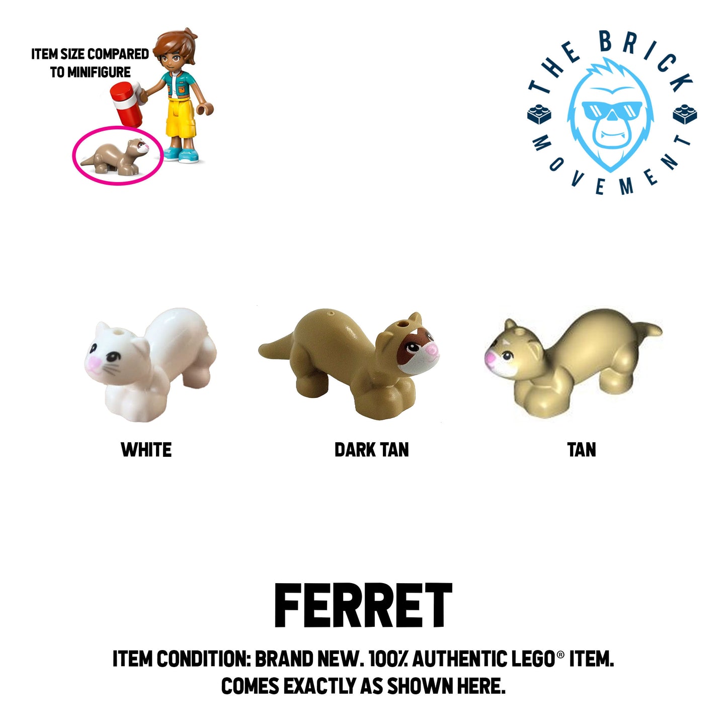 LEGO ACCESSORIES - ANIMAL - Ferret