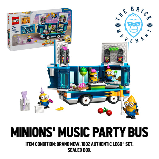 LEGO MINIONS 75581 Minions' Music Party Bus Set