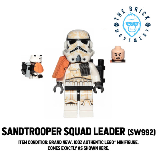 LEGO STAR WARS Sandtrooper Squad Leader (Captain) Minifigure