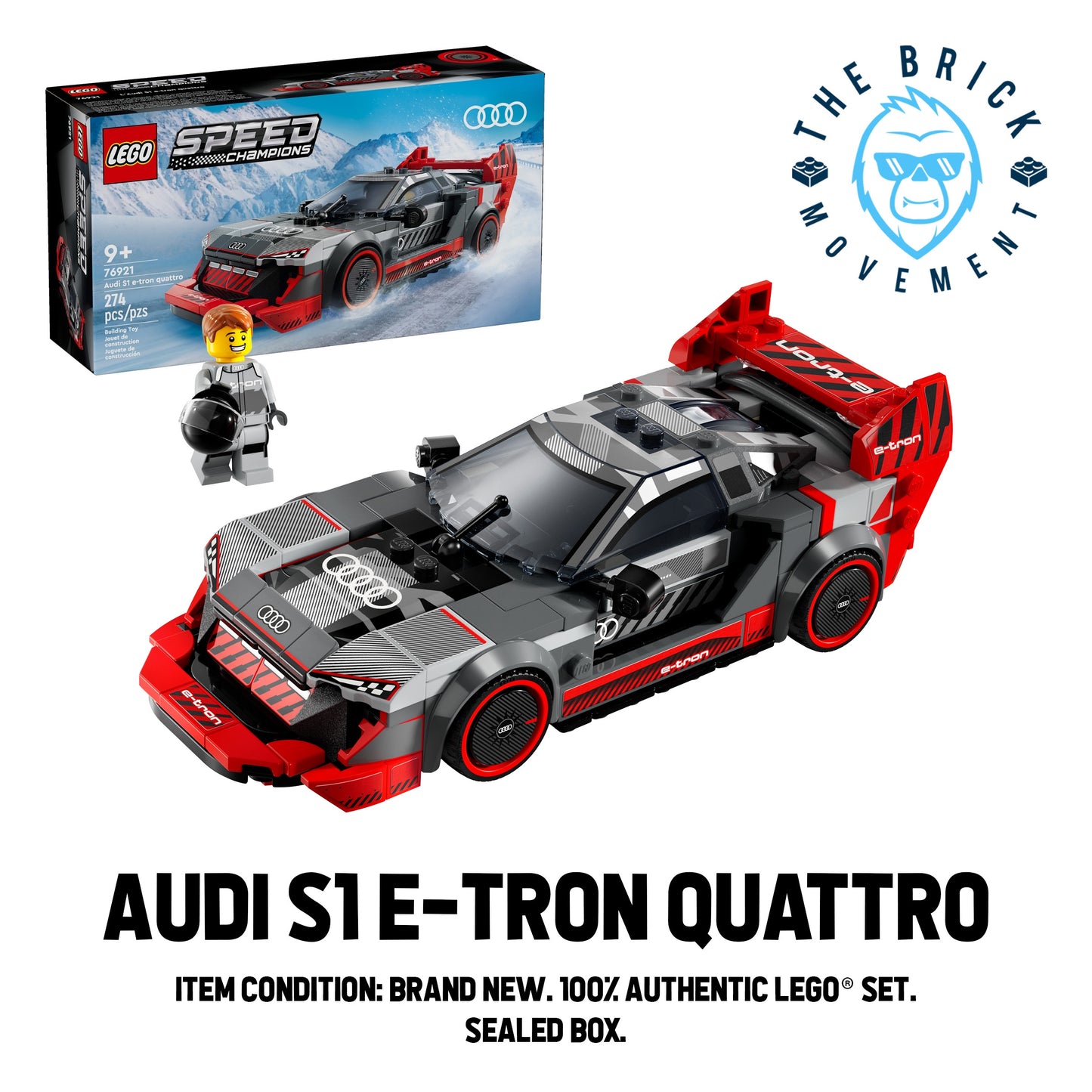 LEGO SPEED CHAMPIONS 76921 Audi S1 E-tron Quattro Set