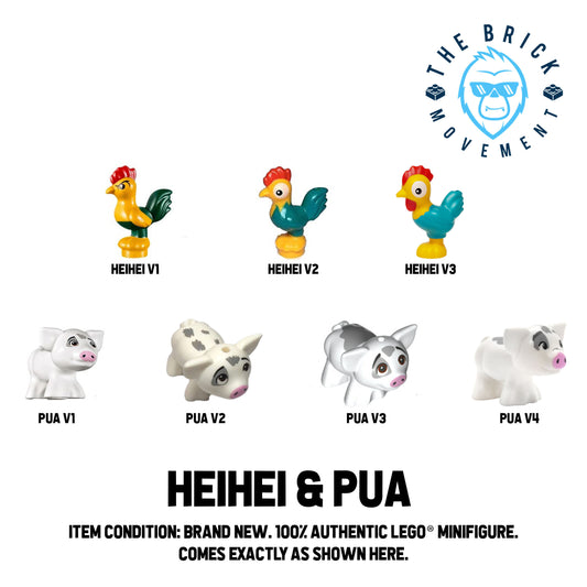 LEGO ACCESSORIES - ANIMAL - DISNEY HeiHei & Pua (Moana)