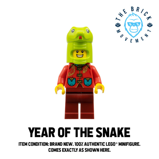LEGO CITY Year of the Snake Costume Guy Minifigure