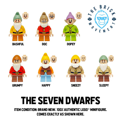 LEGO DISNEY The Seven Dwarfs Minifigures