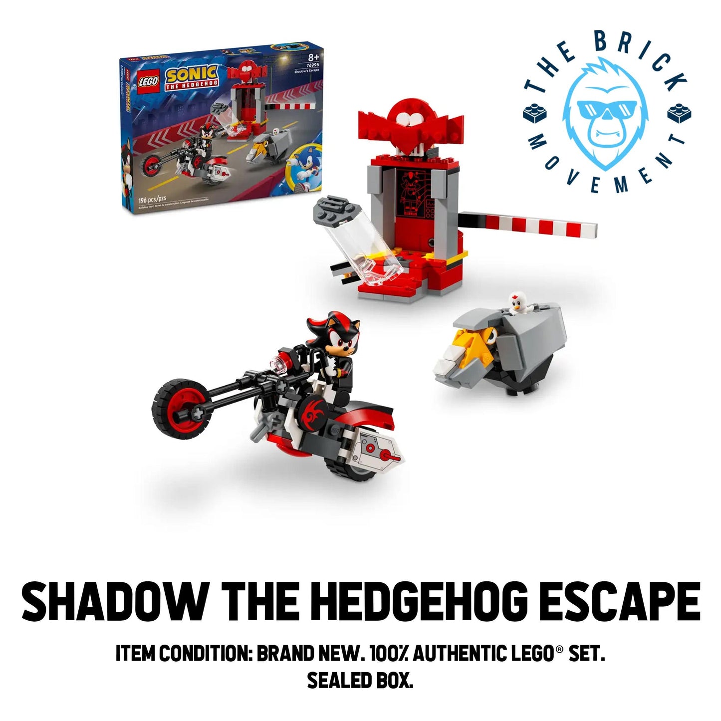 LEGO SONIC THE HEDGEHOG 76995 Shadow the Hedgehog Escape Set