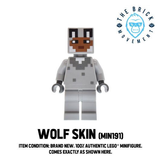 LEGO MINECRAFT Wolf Skin Minifigure