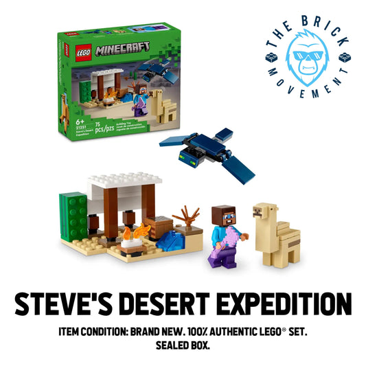 LEGO MINECRAFT 21251 Steve's Desert Expedition Set