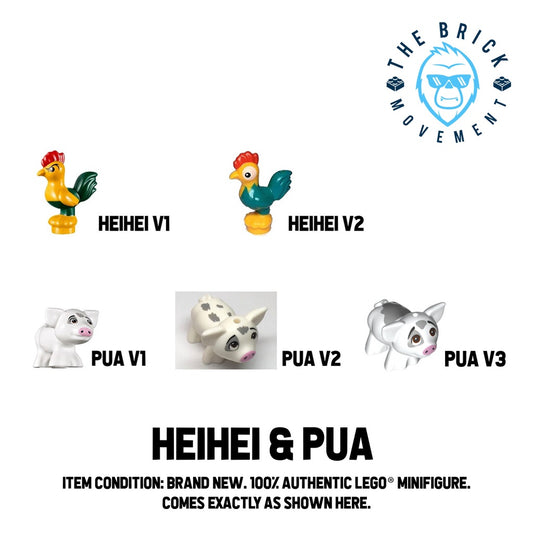 LEGO ACCESSORIES - ANIMAL - DISNEY HeiHei & Pua (Moana)