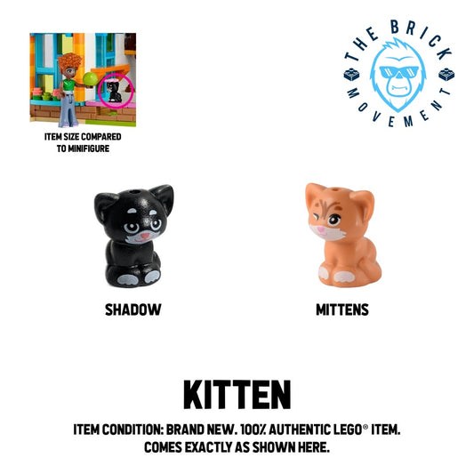 LEGO ACCESSORIES - ANIMAL - Cat / Kitten (Mittens, Shadow)