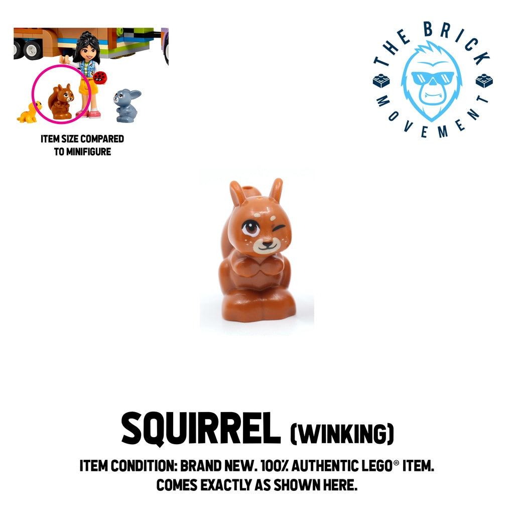 LEGO ACCESSORIES - ANIMAL - Squirrel (Winking)