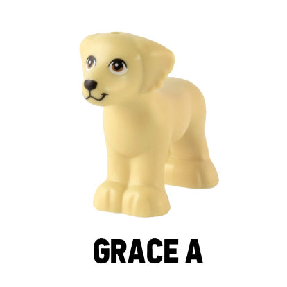 LEGO ACCESSORIES - ANIMAL - Dog (Shaggy)