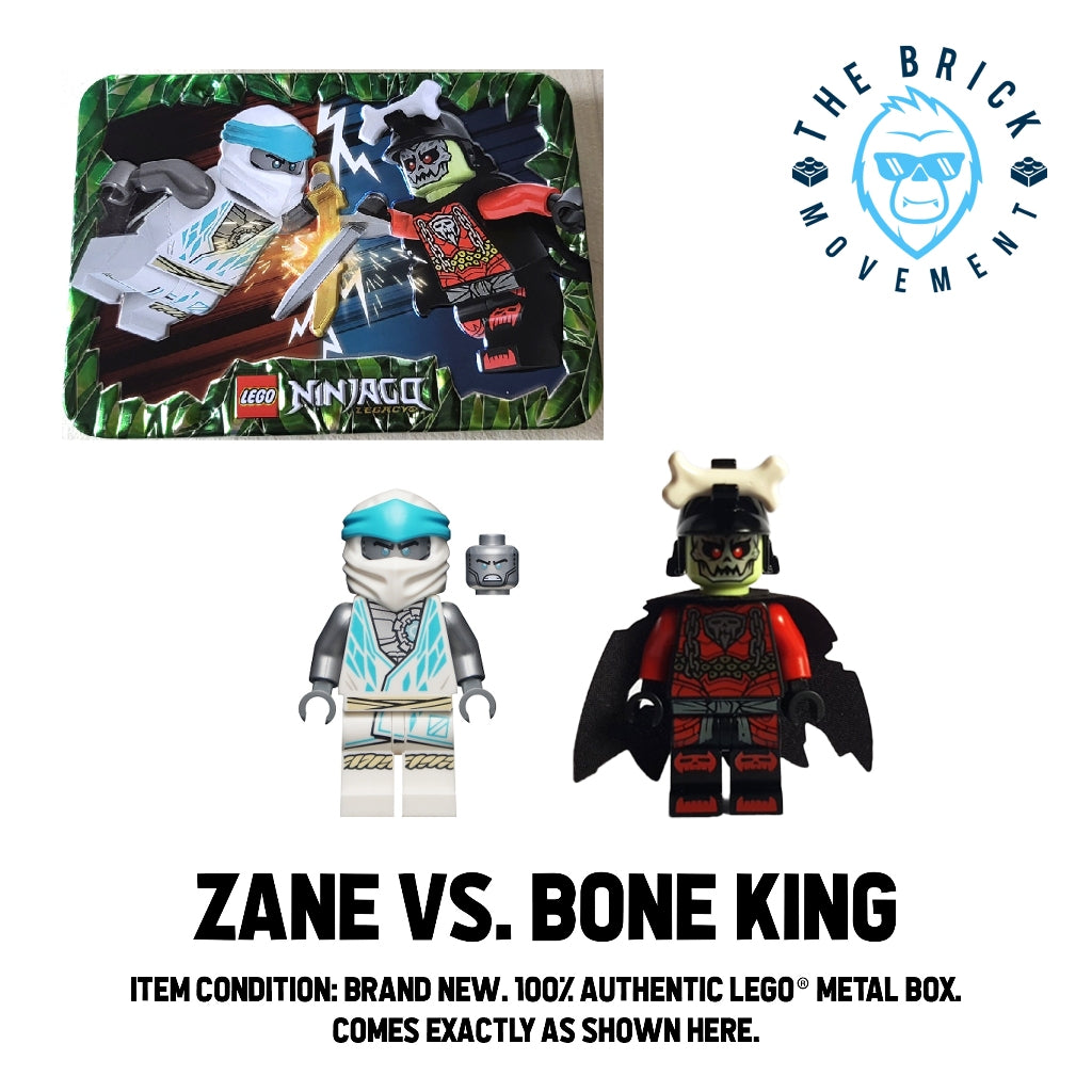 LEGO NINJAGO Zane vs. Bone King Metal Box