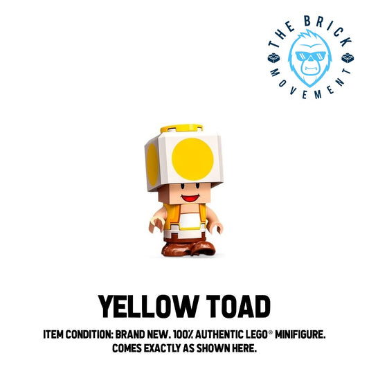 LEGO SUPER MARIO Yellow Toad Minifigure