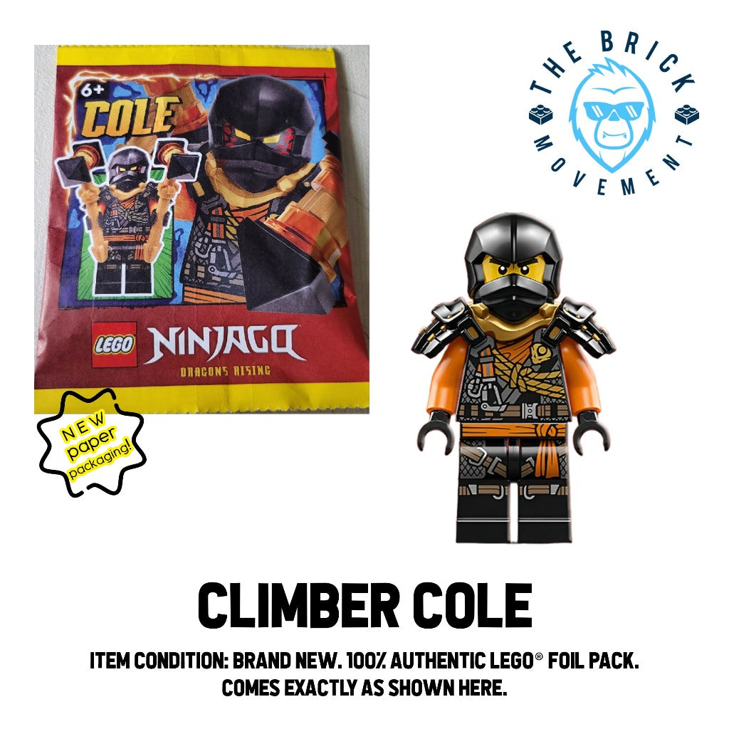 LEGO NINJAGO Cole (Climber) Foil Pack