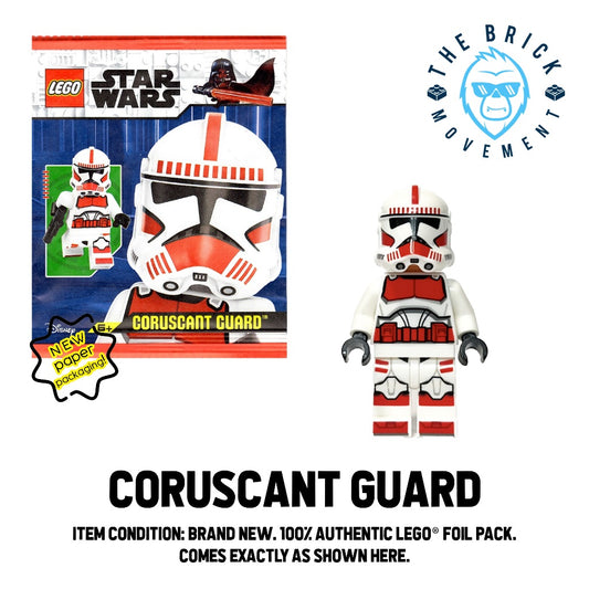 LEGO STAR WARS Coruscant Guard Shock Trooper Foil Pack