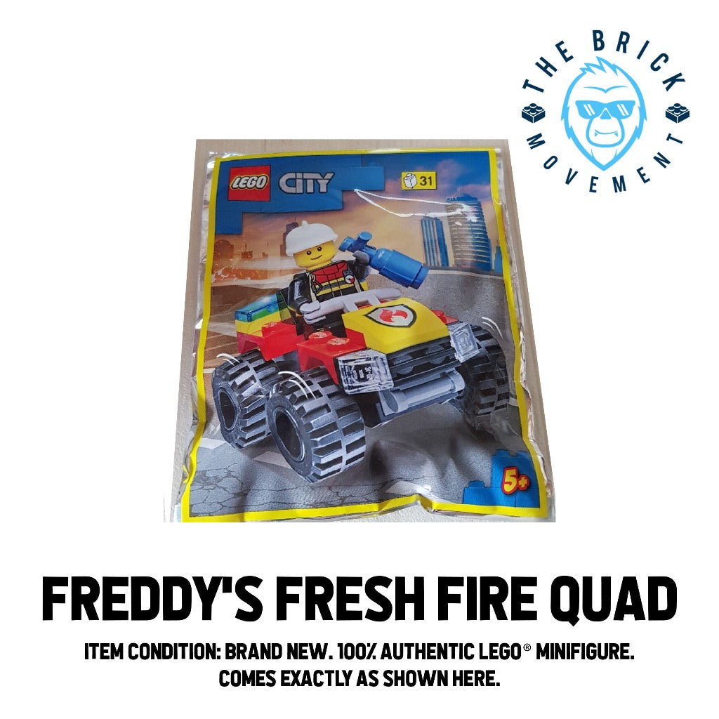 LEGO CITY Freddy Fresh's Fire Quad Foil Pack