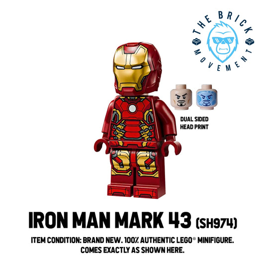 LEGO MARVEL Iron Man Mark 43 Minifigure