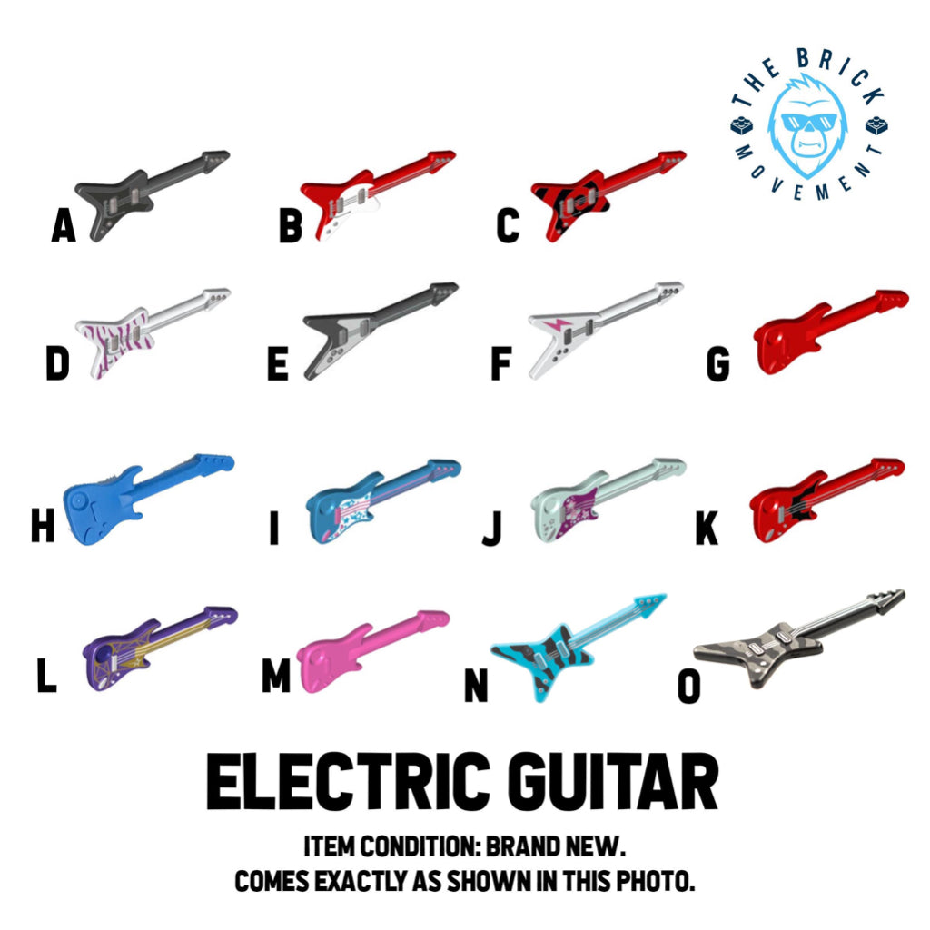 LEGO ACCESSORIES - MUSICAL INSTRUMENT - Electric Guitar – The Brick ...