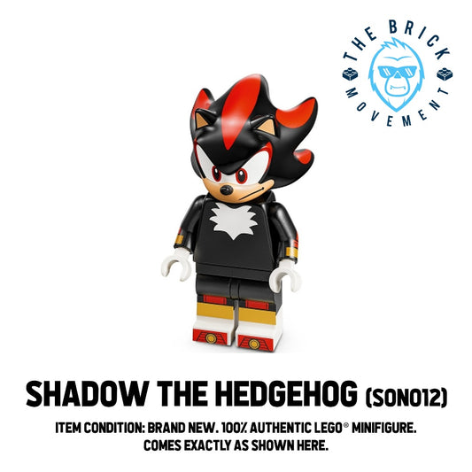 LEGO SONIC THE HEDGEHOG Shadow the Hedgehog Minifiigure