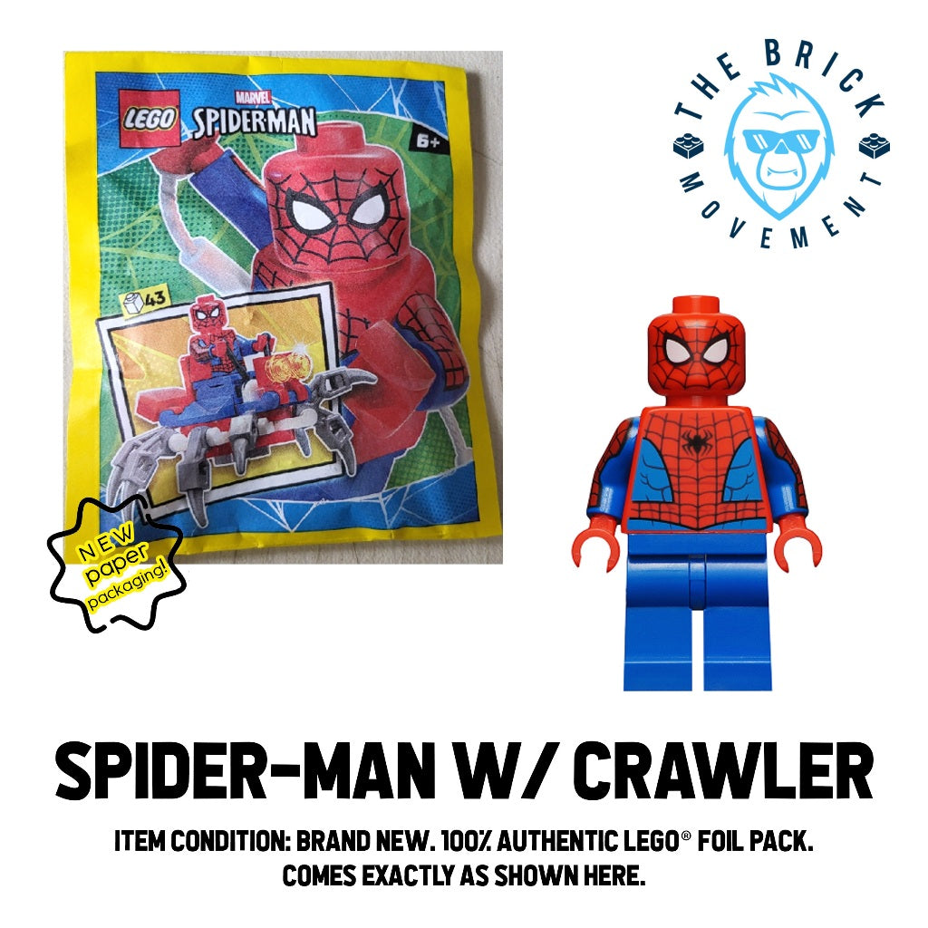 LEGO MARVEL Spider-man w/ Crawler Foil Pack