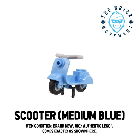 LEGO ACCESSORIES - BICYCLE - Scooter / Vespa (Medium Blue)