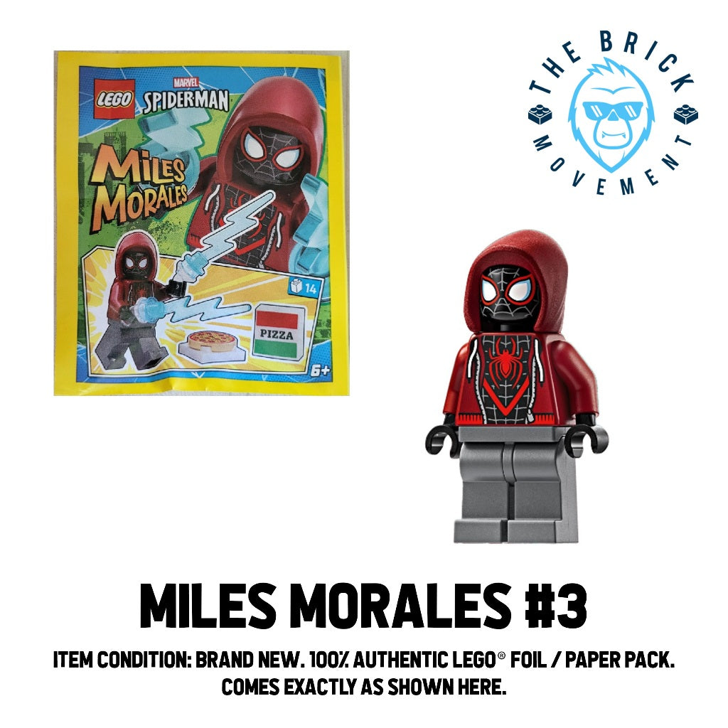 LEGO MARVEL Miles Morales Foil / Paper Pack #3