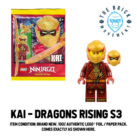 LEGO NINJAGO Kai (Dragons Rising Season 3) Foil / Paper Pack