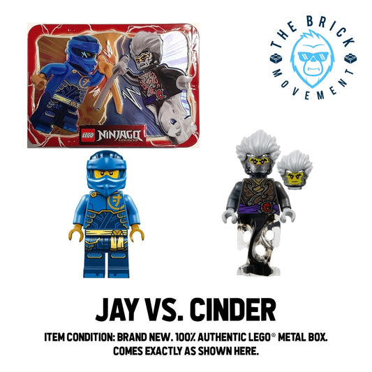 LEGO NINJAGO Jay vs. Cinder Metal Box