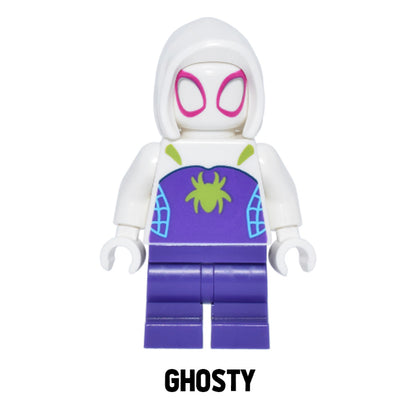 LEGO MARVEL Spider-man, Miles Morales, Ghost Spider Minifigure