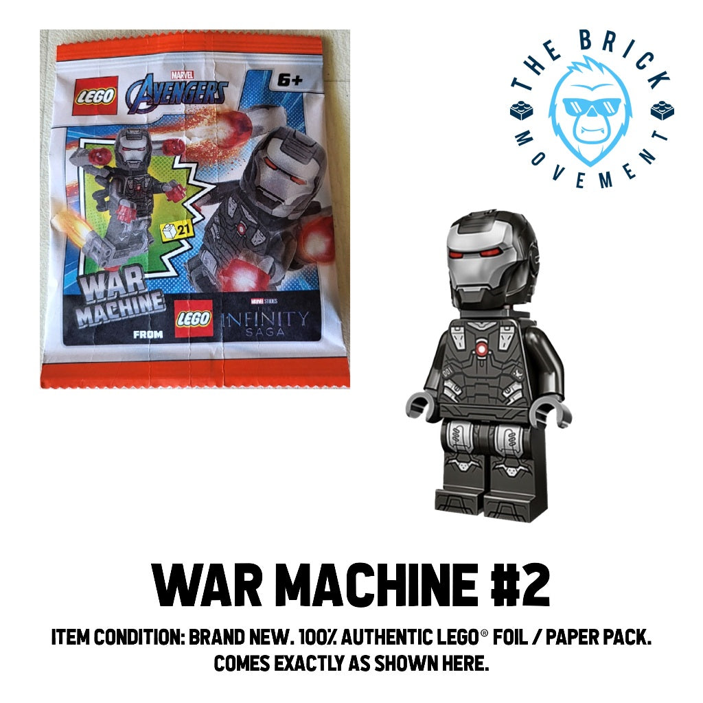 LEGO MARVEL War Machine Foil / Paper Pack #2