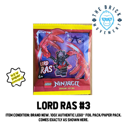 LEGO NINJAGO Lord Ras Foil / Paper Pack #3