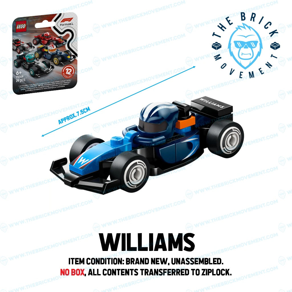 LEGO F1 Collectible Race Cars Series: Single Mini Race Car