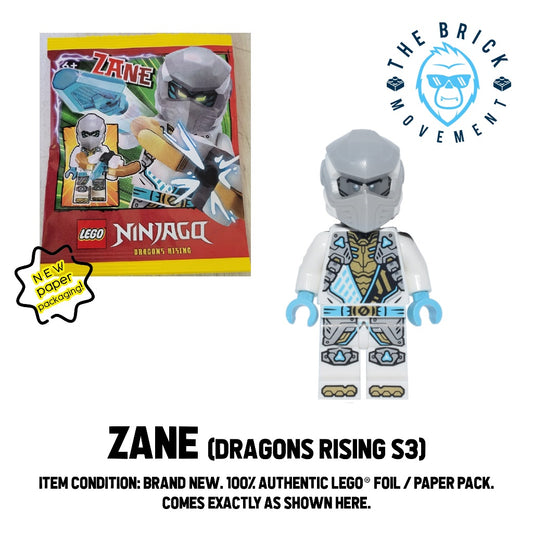 LEGO NINJAGO Zane (Dragons Rising Season 3) Foil / Paper Pack