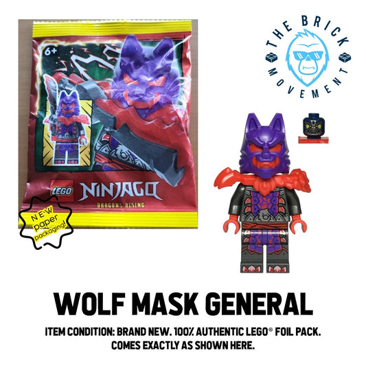 LEGO NINJAGO Wolf Mask General Foil Pack