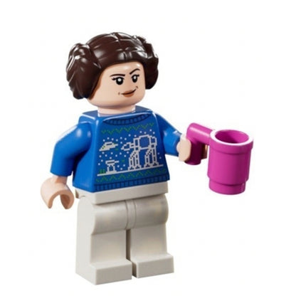LEGO STAR WARS Luke Skywalker & Princess Leia (Holiday Sweater) Minifigure