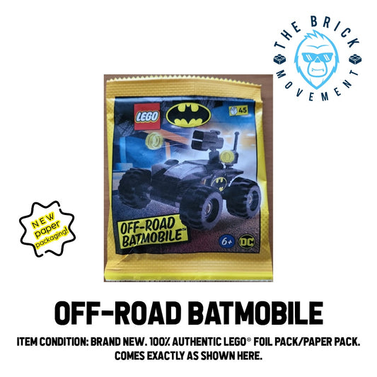 LEGO DC Off-Road Batmobile Foil / Paper Pack