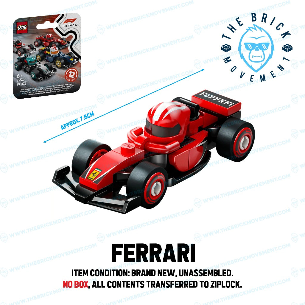 LEGO F1 Collectible Race Cars Series: Single Mini Race Car