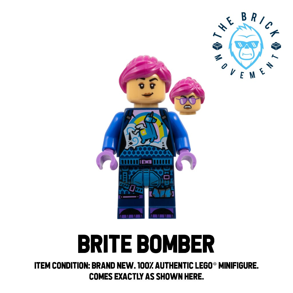 LEGO FORTNITE Battalion Brawler & Brite Bomber Minifigure