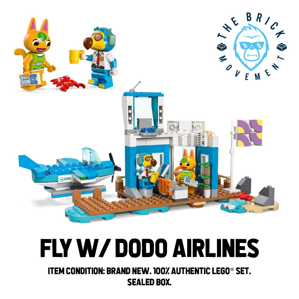 LEGO ANIMAL CROSSING 77051 Fly w/ Dodo Airlines Set