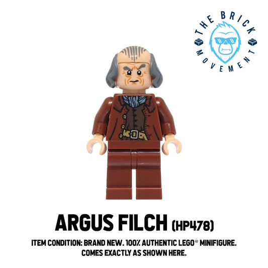 LEGO HARRY POTTER Argus Filch Minifigure