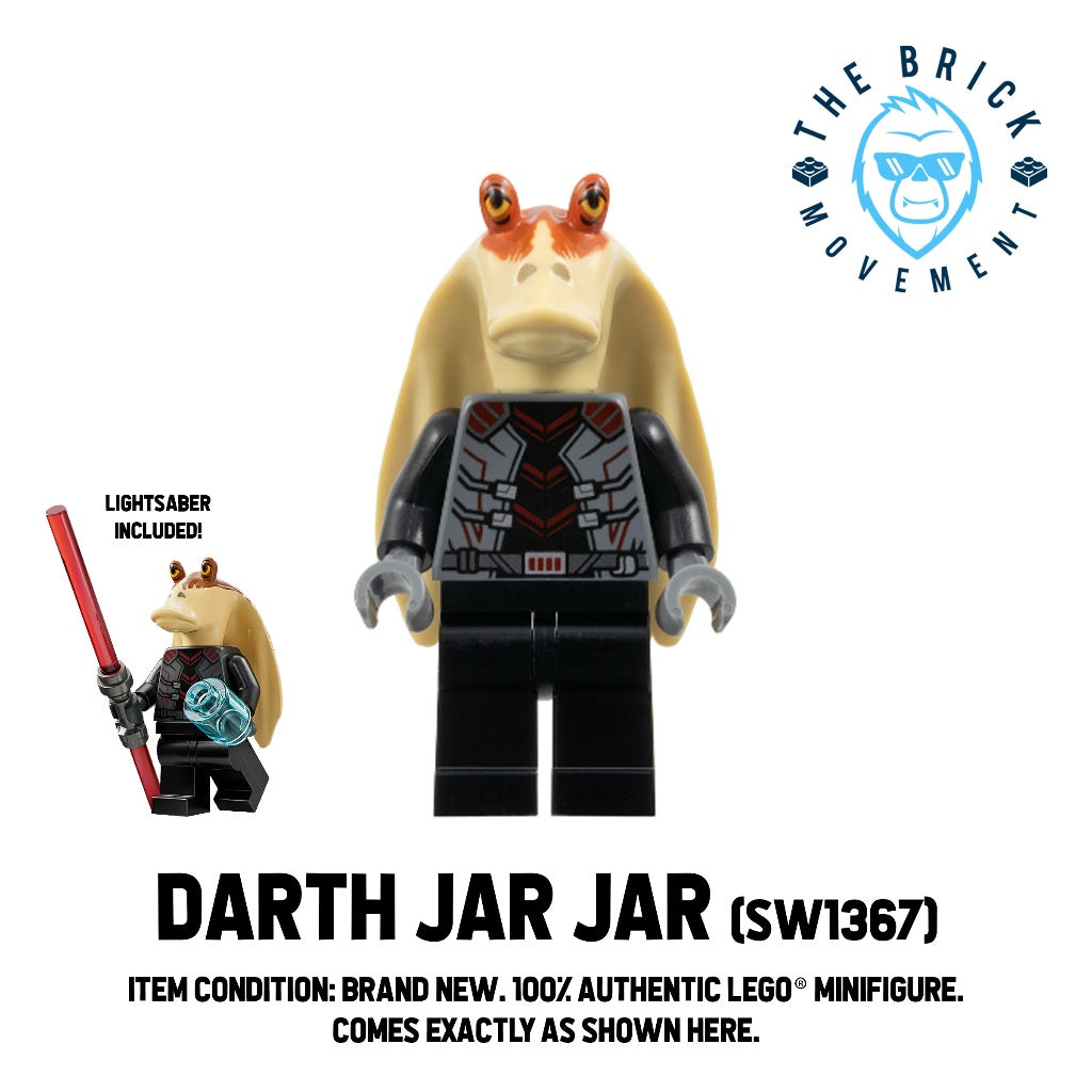 Lego Star Wars Darth Jar Jar Minifigure Rebuild The Galaxy Sith 75389 Sw1367 1