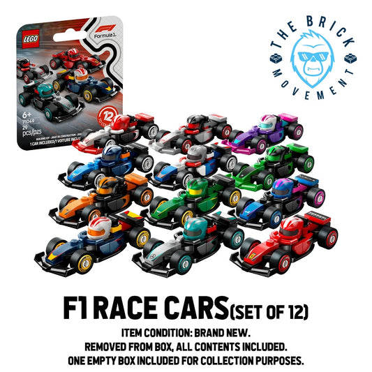 F1 Collectible Race Cars Series: Set of 12 Race Cars