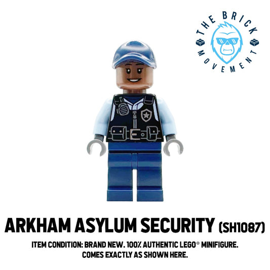 LEGO DC Arkham Asylum Security Guard Minifigure (Female)