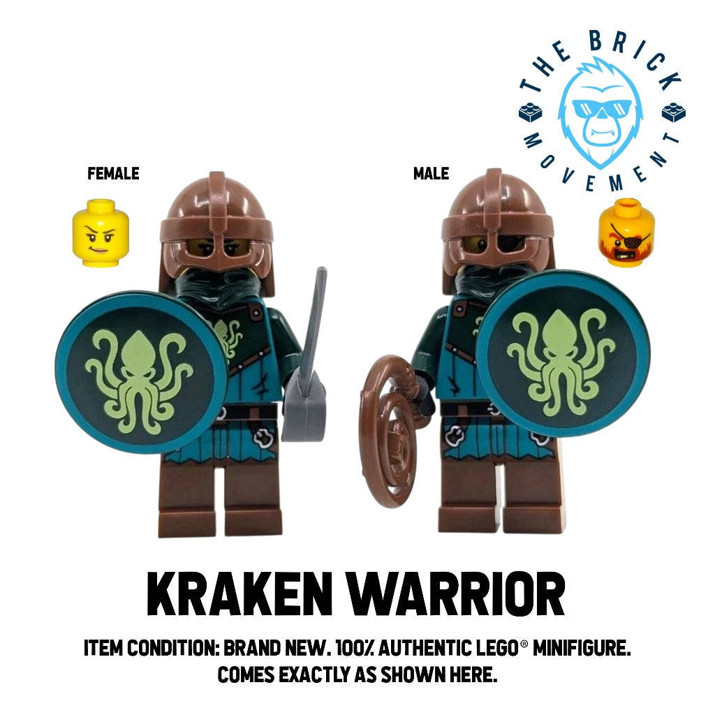 LEGO IDEAS Kraken Warrior Minifigure