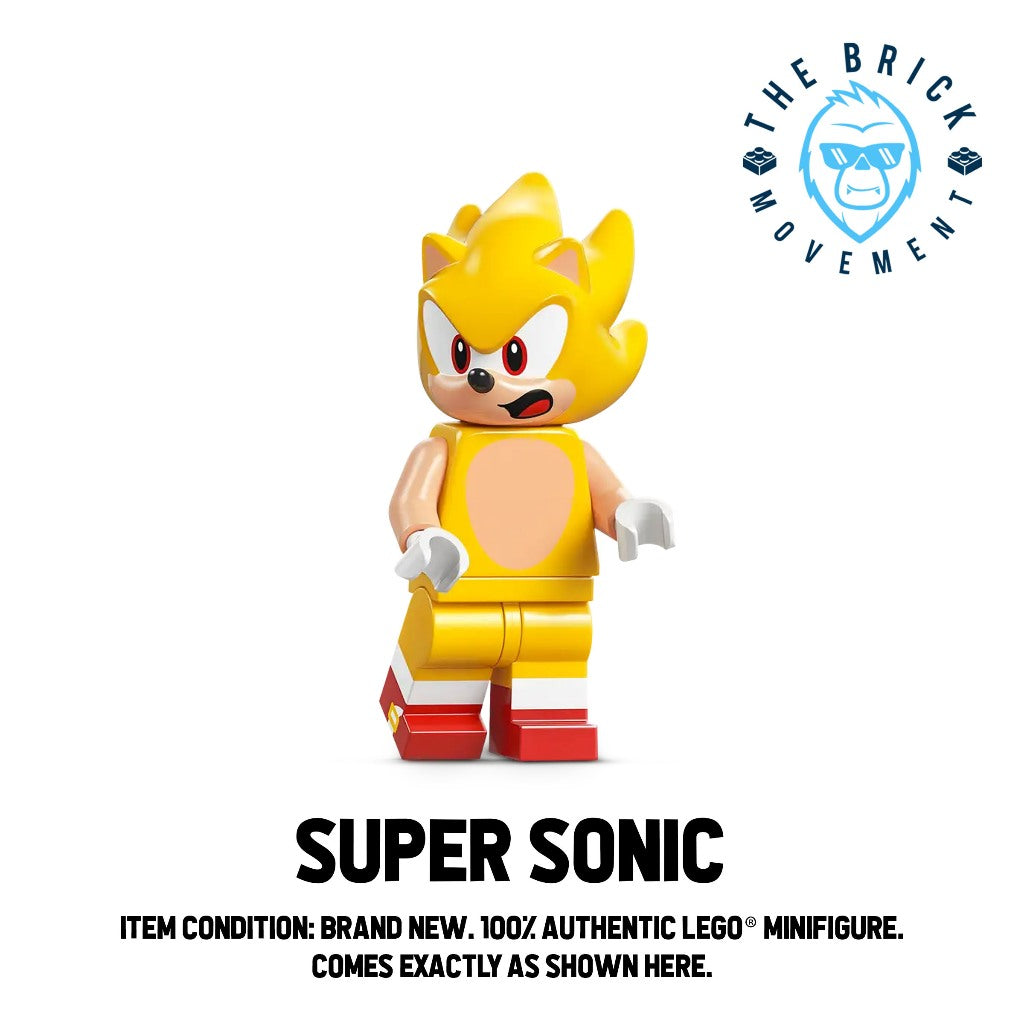 LEGO SONIC THE HEDGEHOG Super Sonic Minifigure