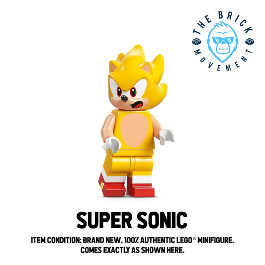 LEGO SONIC THE HEDGEHOG Super Sonic Minifigure