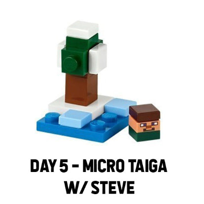 LEGO MINECRAFT Advent Calendar 2025 Micro Build